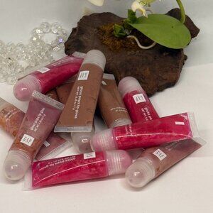 12x GAP Gloss Pops Lip Gloss - Burgundy Pink~Chocolate~Rose Red -Full Size - New